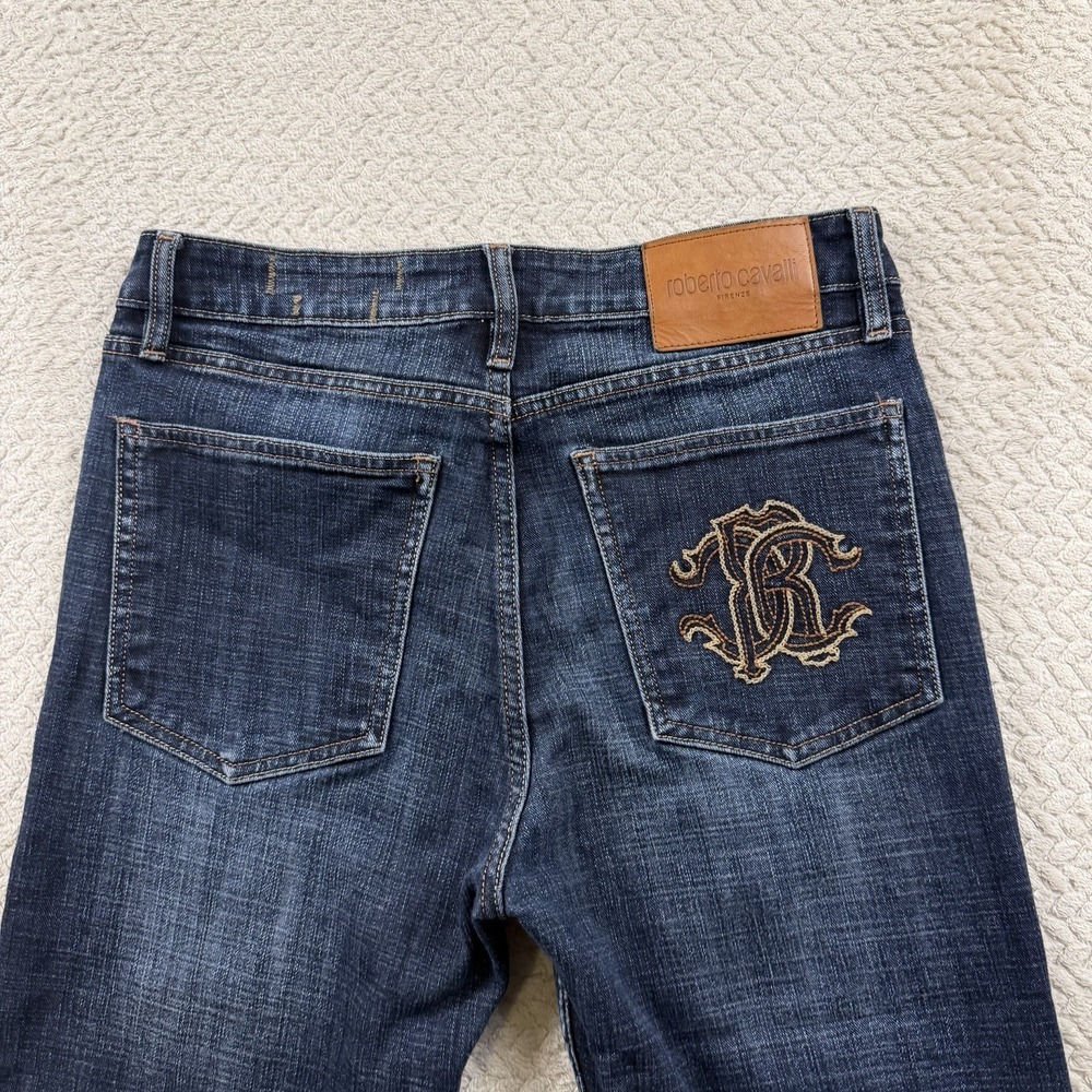 Roberto Cavalli Firenze Jeans Men's 32x24 (hemmed) Luxury denim Made in Italy - Picture 4 of 16